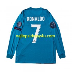 Fotbalový Dres Real Madrid Cristiano Ronaldo 7 2017 Retro Alternativní Dlouhý Rukáv